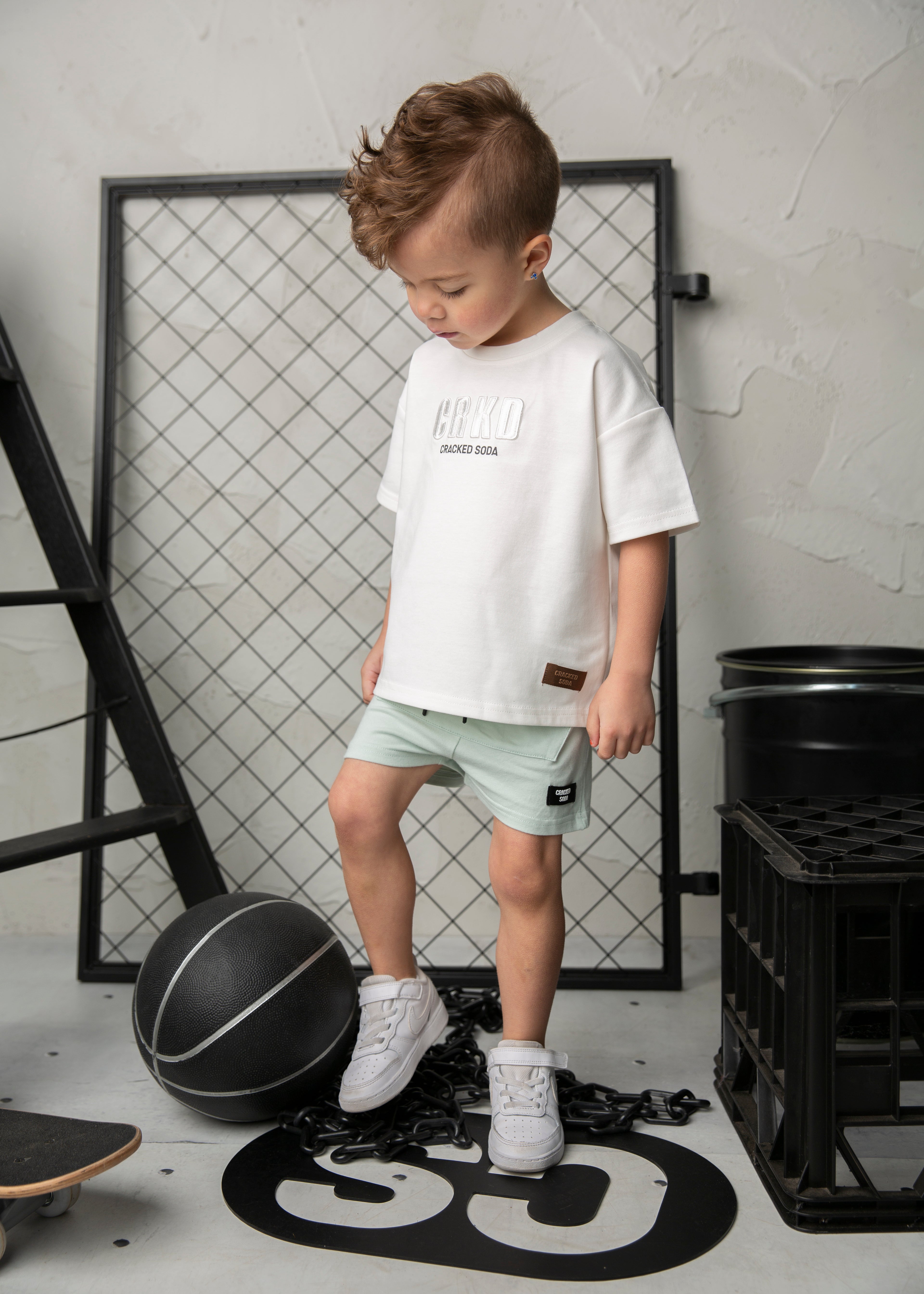Huck Pocket Short - Pale Aqua-Clothing-Cracked Soda