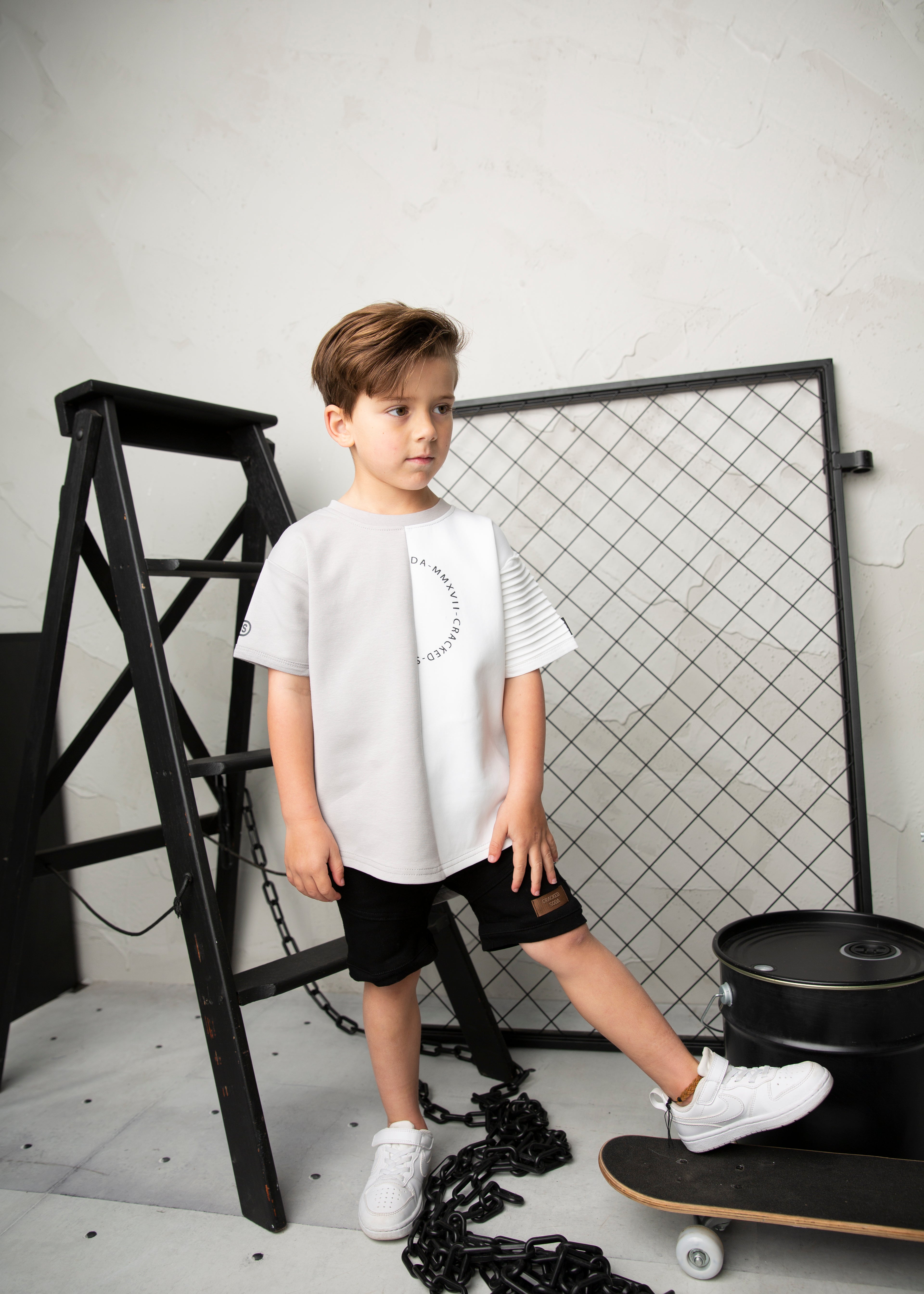 Mason Denim Short - Black-Clothing-Cracked Soda
