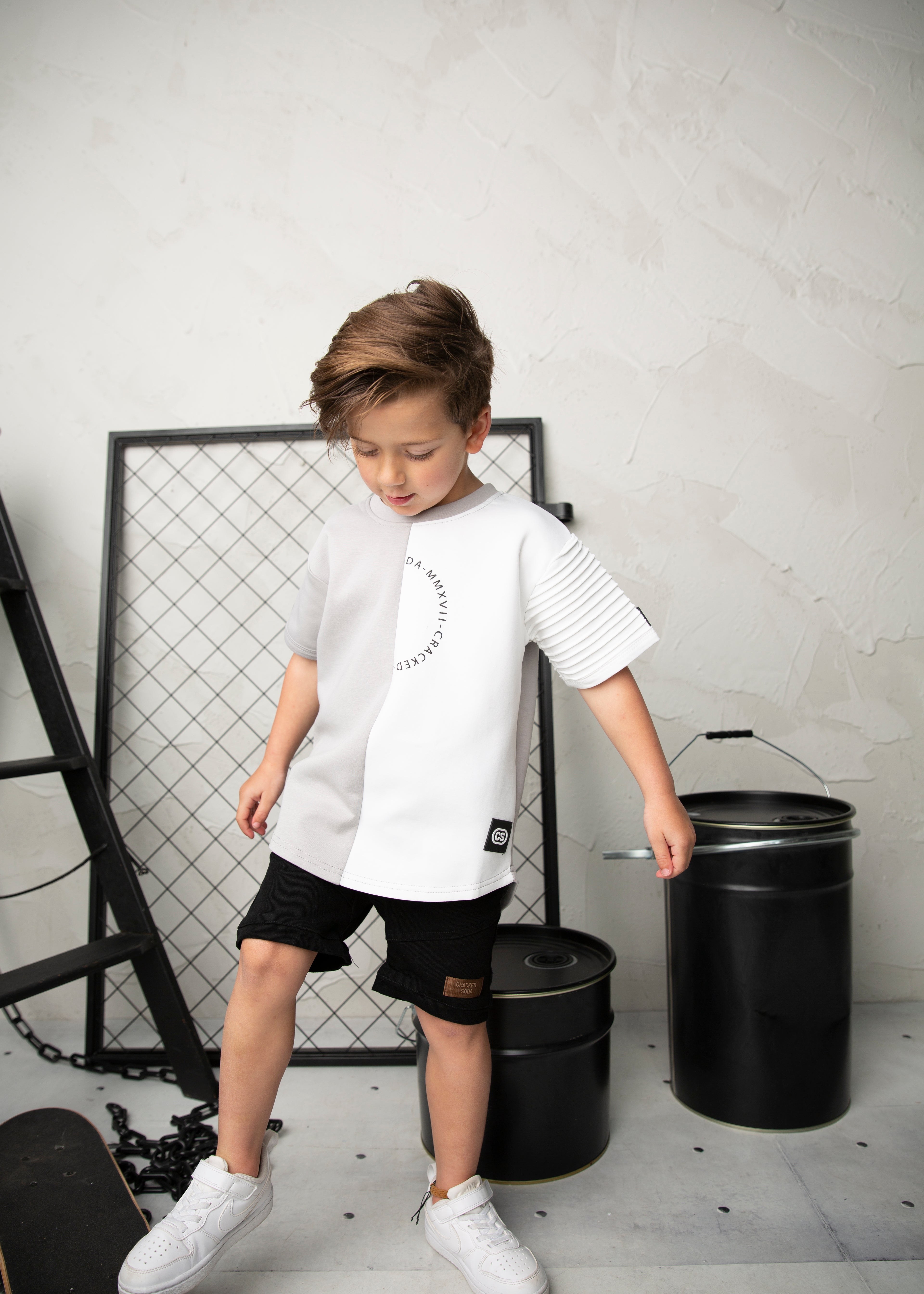 Mason Denim Short - Black-Clothing-Cracked Soda