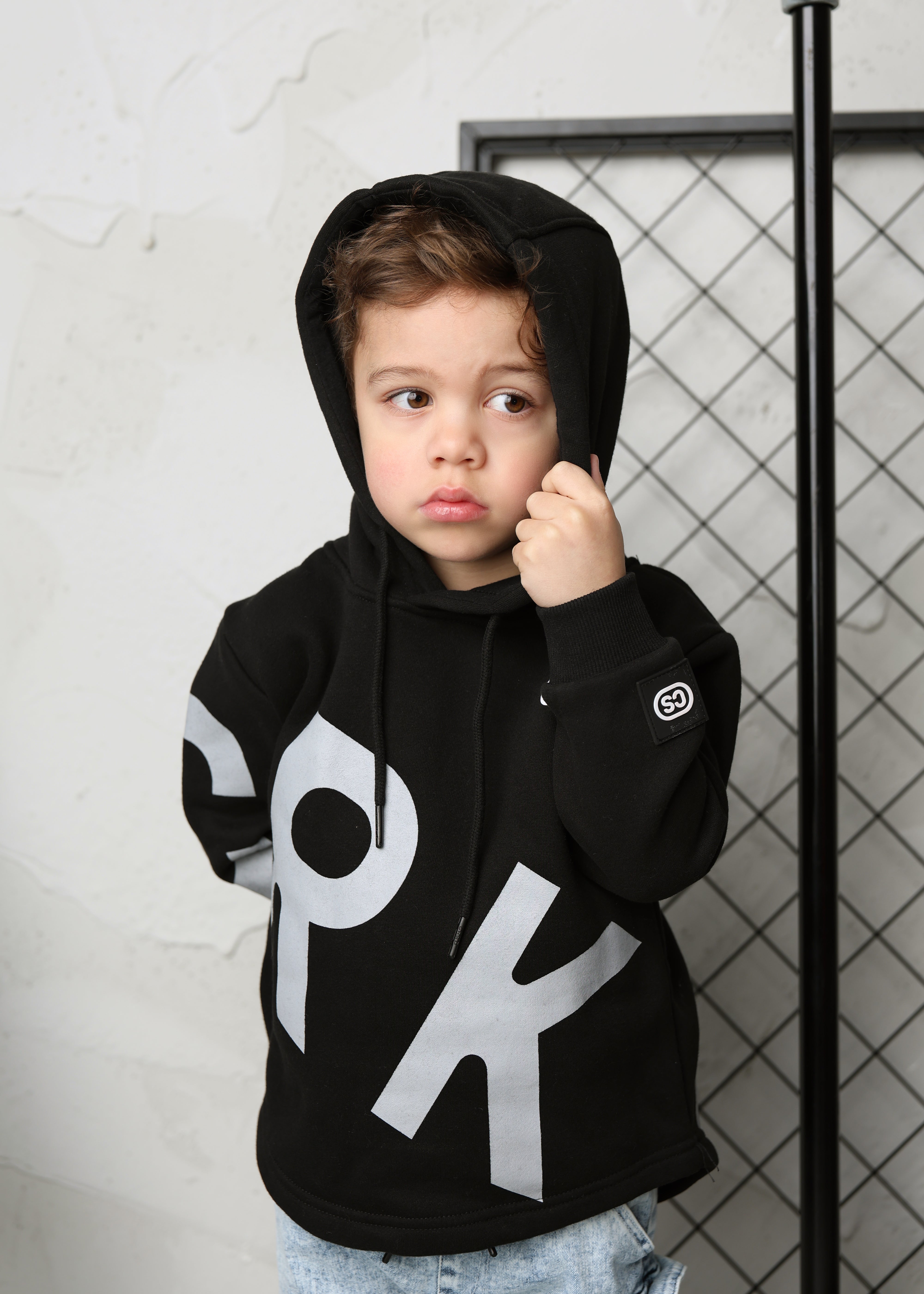 Sammy CRKD Hoodie - Black-Clothing-Cracked Soda