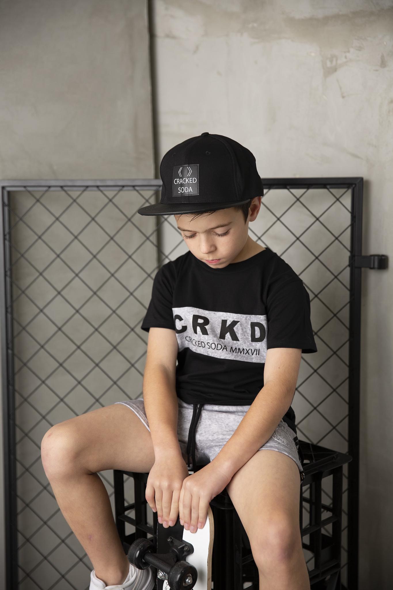 Cracked Soda Cap - All Black-Clothing-Cracked Soda