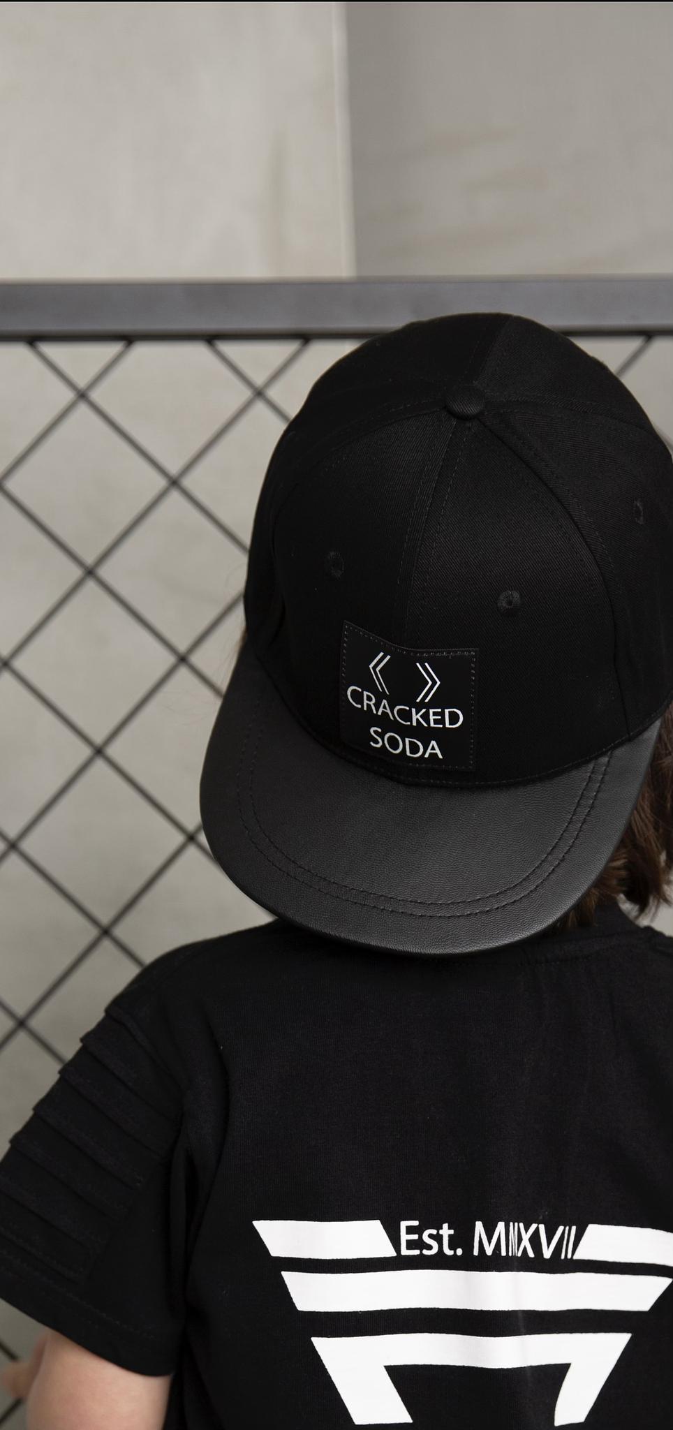 Cracked Soda Cap - All Black-Clothing-Cracked Soda