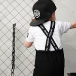 Luca Waffle Overal Set - Black-Clothing-Cracked Soda