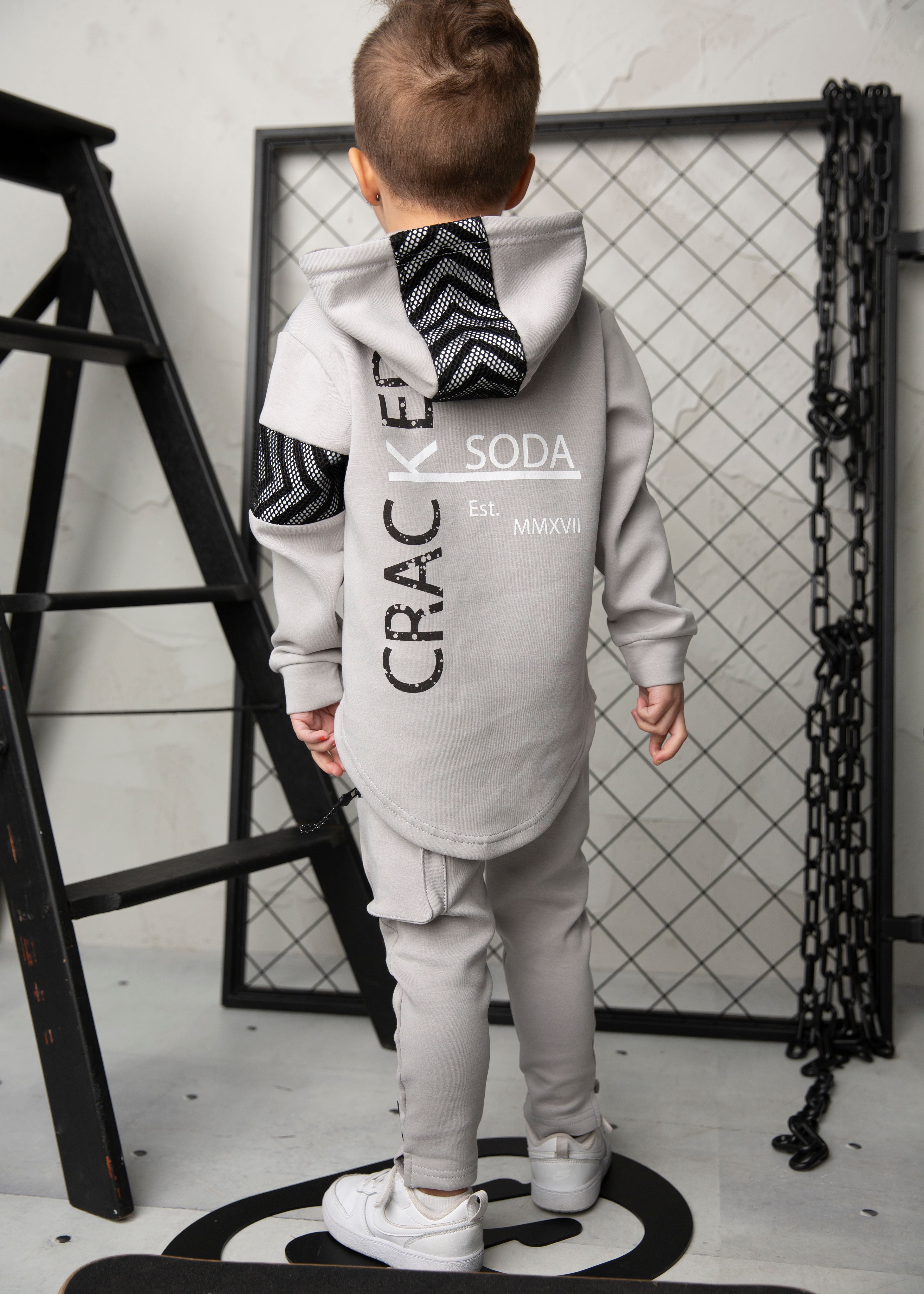 River Detailed Hoodie - Cloud-Clothing-Cracked Soda