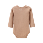 Winter Ribbed Fleece Bodysuit - Biscuit-Clothing-Cracked Soda
