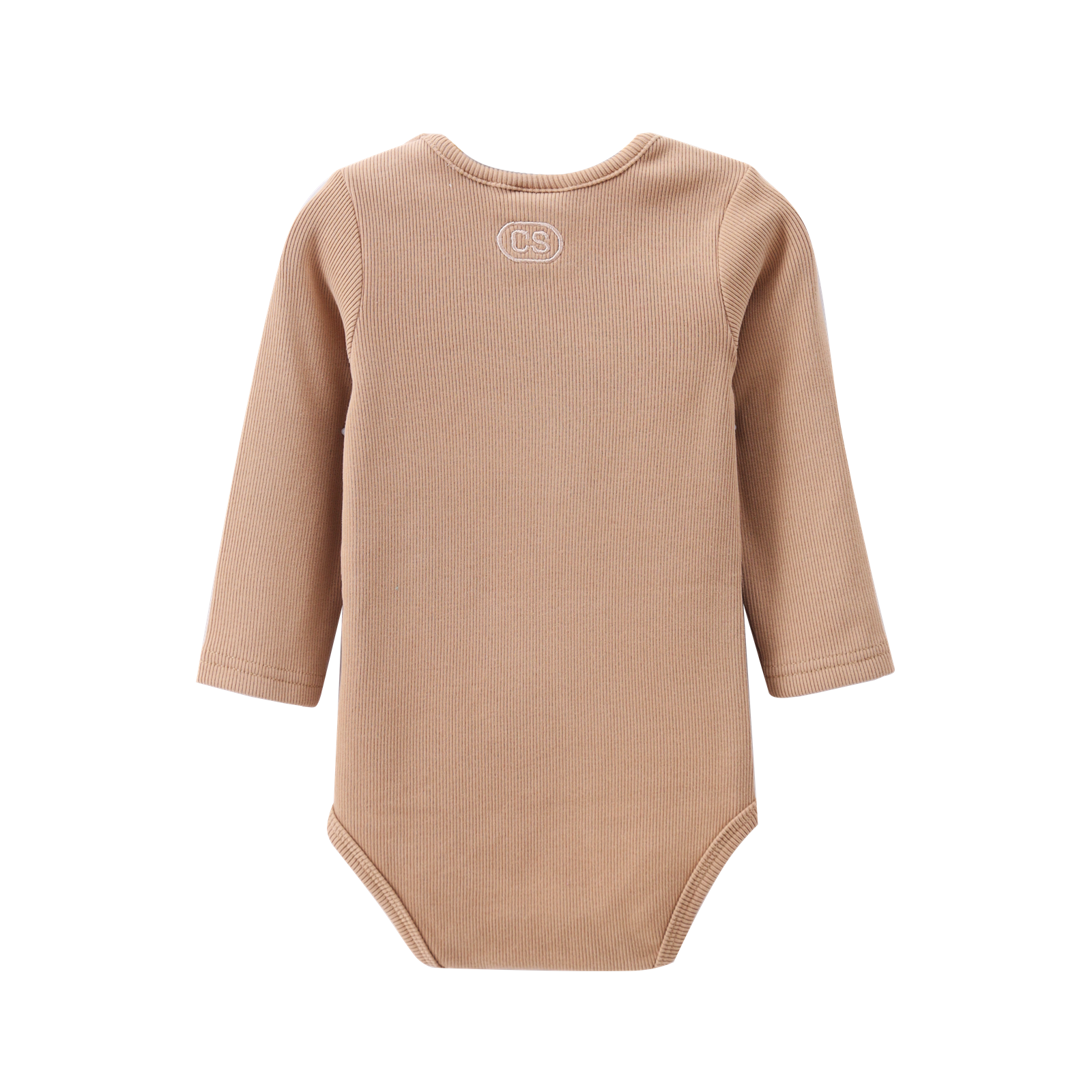 Winter Ribbed Fleece Bodysuit - Biscuit-Clothing-Cracked Soda