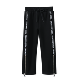 Harper Detailed Pant With Zip - Black-Clothing-Cracked Soda
