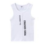 Jewel Detailed Tank - White-Clothing-Cracked Soda