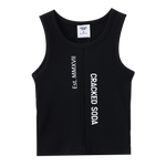 Jewel Detailed Tank - Black-Clothing-Cracked Soda