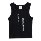 Jewel Detailed Tank - Black-Clothing-Cracked Soda