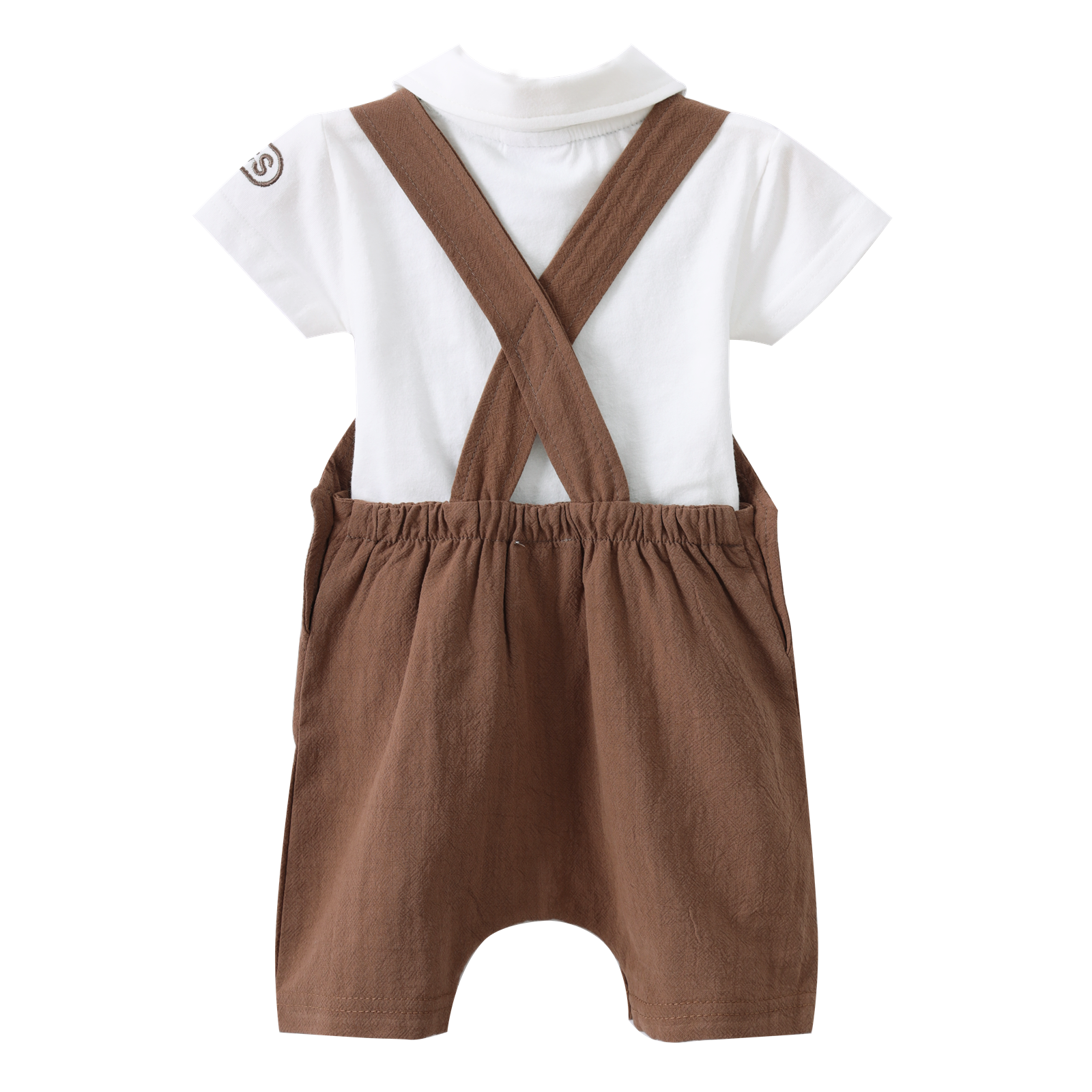 Dash Linen Overall Set - Mocha-Clothing-Cracked Soda