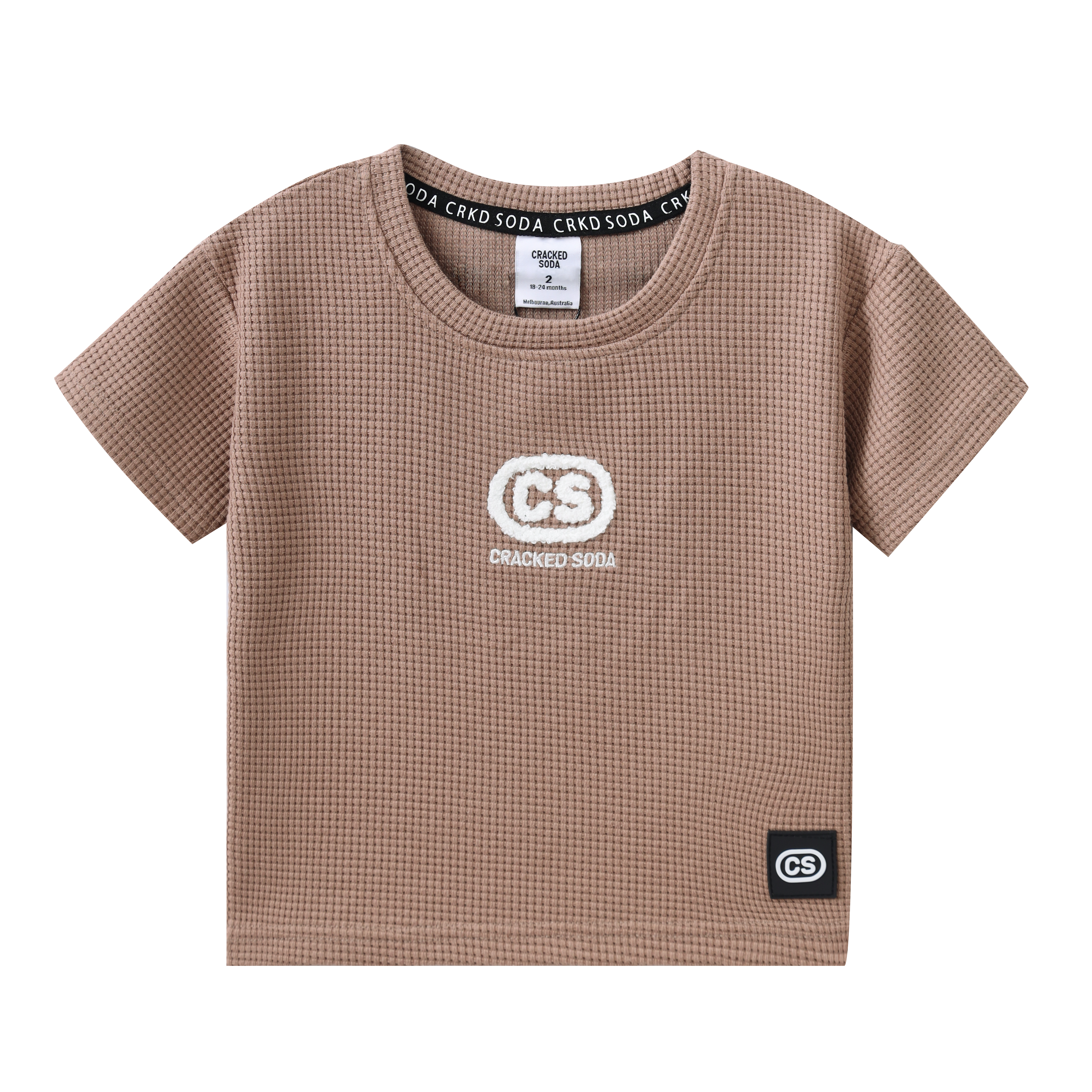 Dash Detailed Waffle Set - Mocha-Cracked Soda