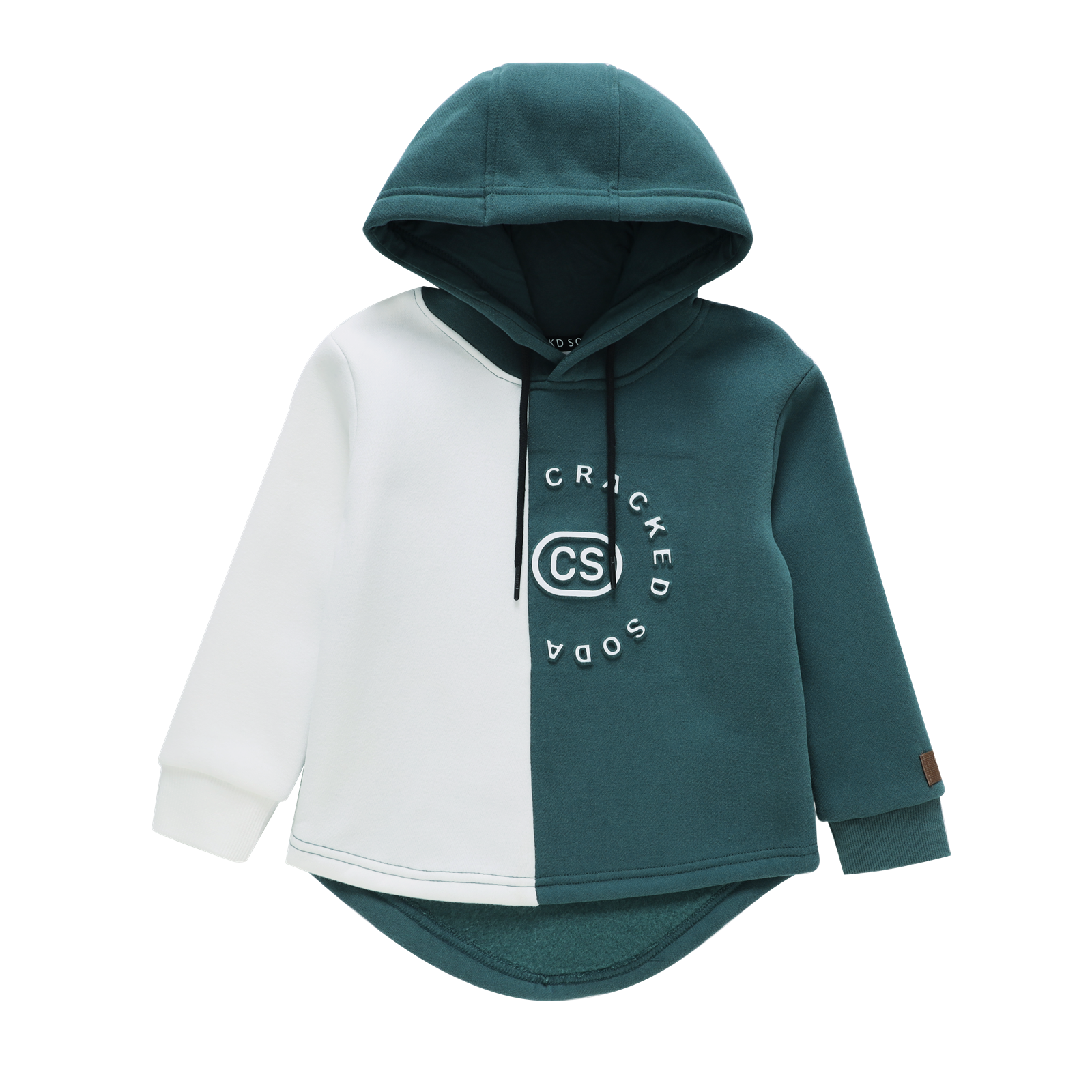 Malachi Detailed Hoodie - Forest-Clothing-Cracked Soda
