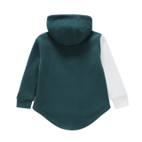 Malachi Detailed Hoodie - Forest-Clothing-Cracked Soda