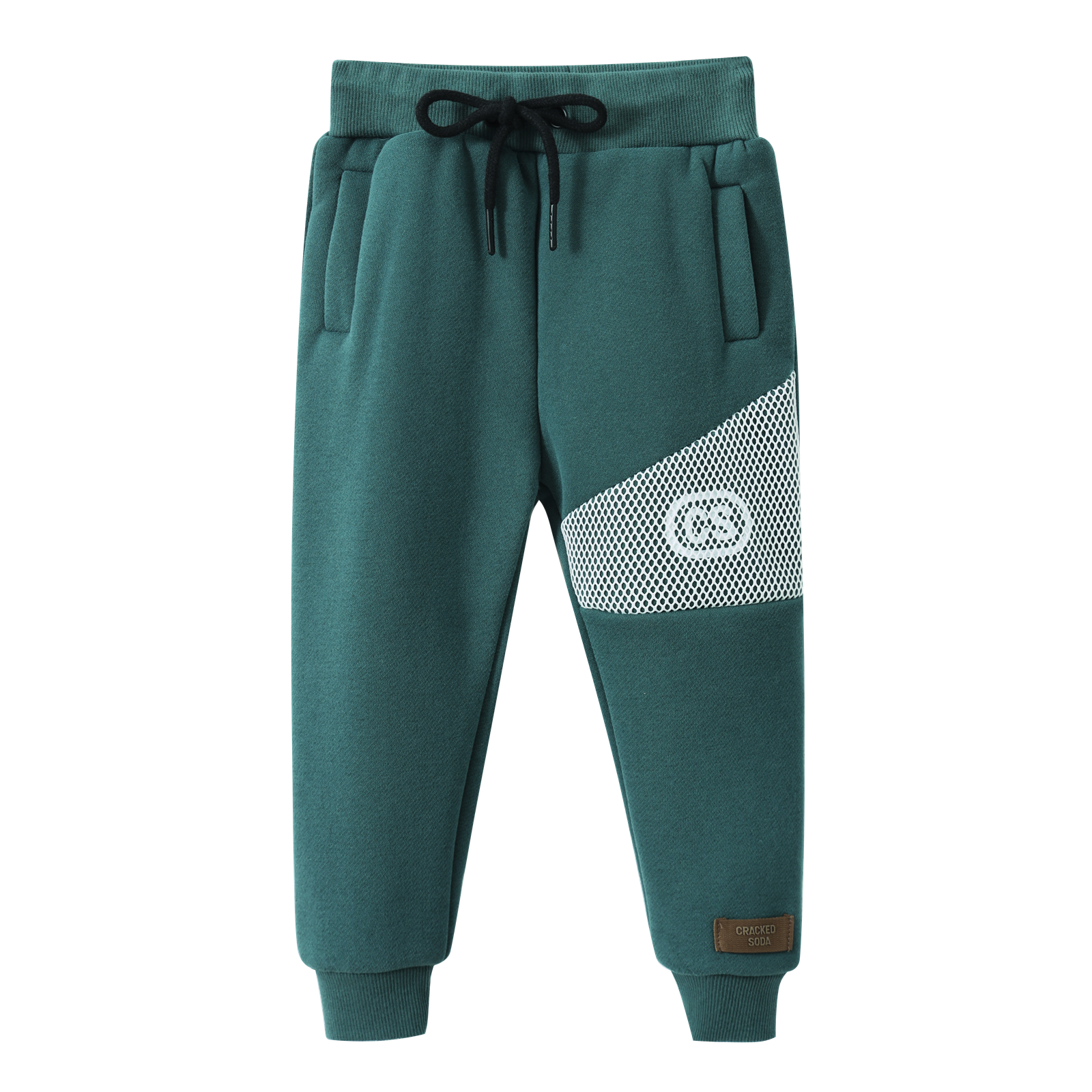 Malachi Detailed Trackpants - Forest-Clothing-Cracked Soda