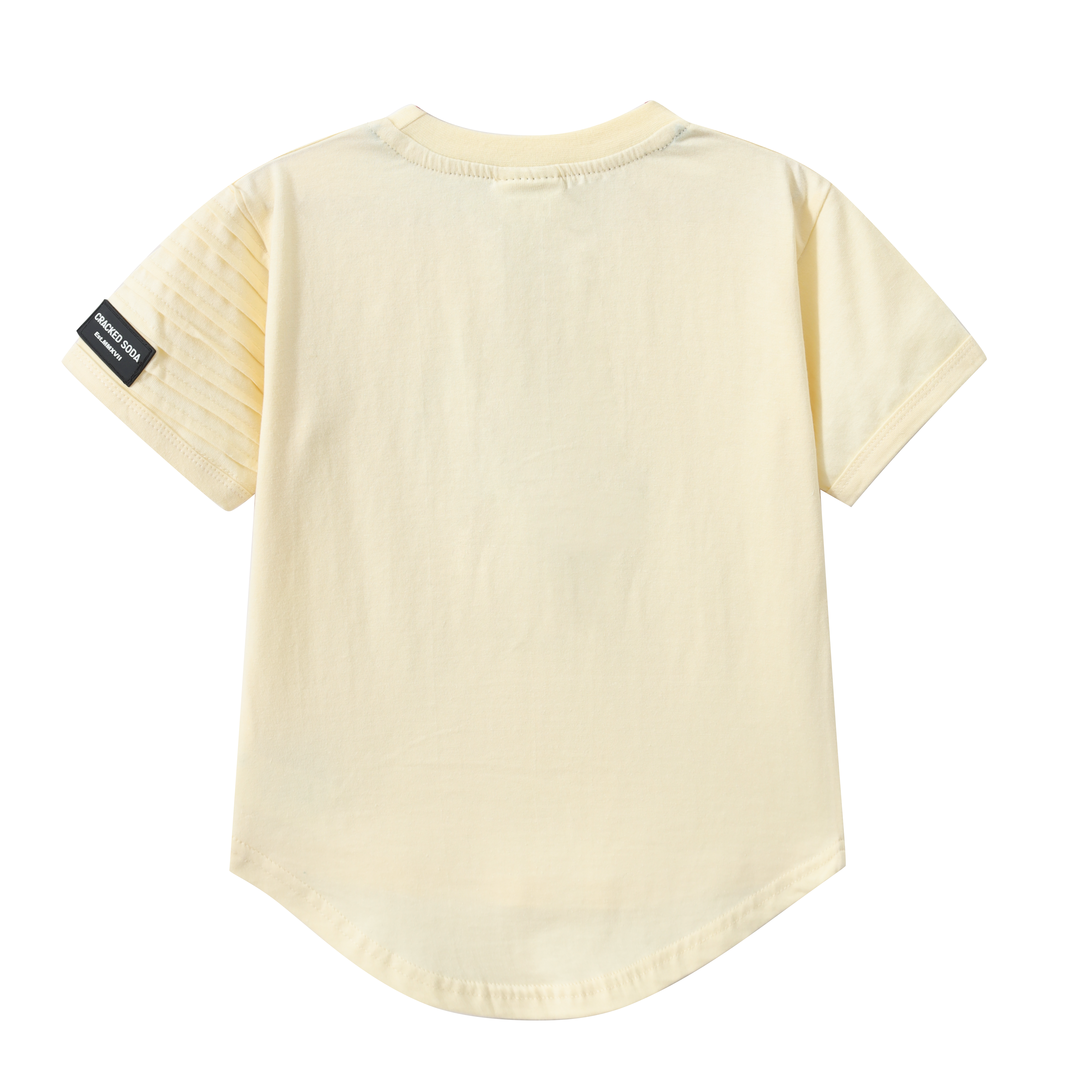 Asher Detailed Sleeve Tee - Sunbeam-Clothing-Cracked Soda