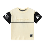 Asher CRKD SODA Tee - Sunbeam/Black-Clothing-Cracked Soda