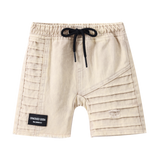 Rhodes Detailed Denim Shorts - Oat-Clothing-Cracked Soda