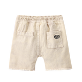 Rhodes Detailed Denim Shorts - Oat-Clothing-Cracked Soda