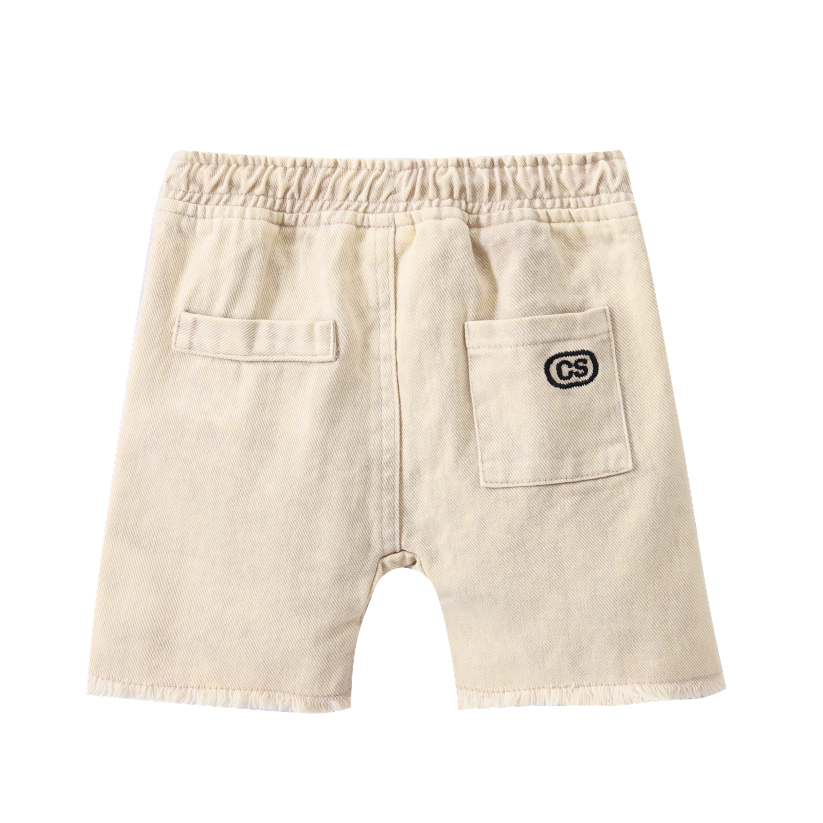 Rhodes Detailed Denim Shorts - Oat-Clothing-Cracked Soda