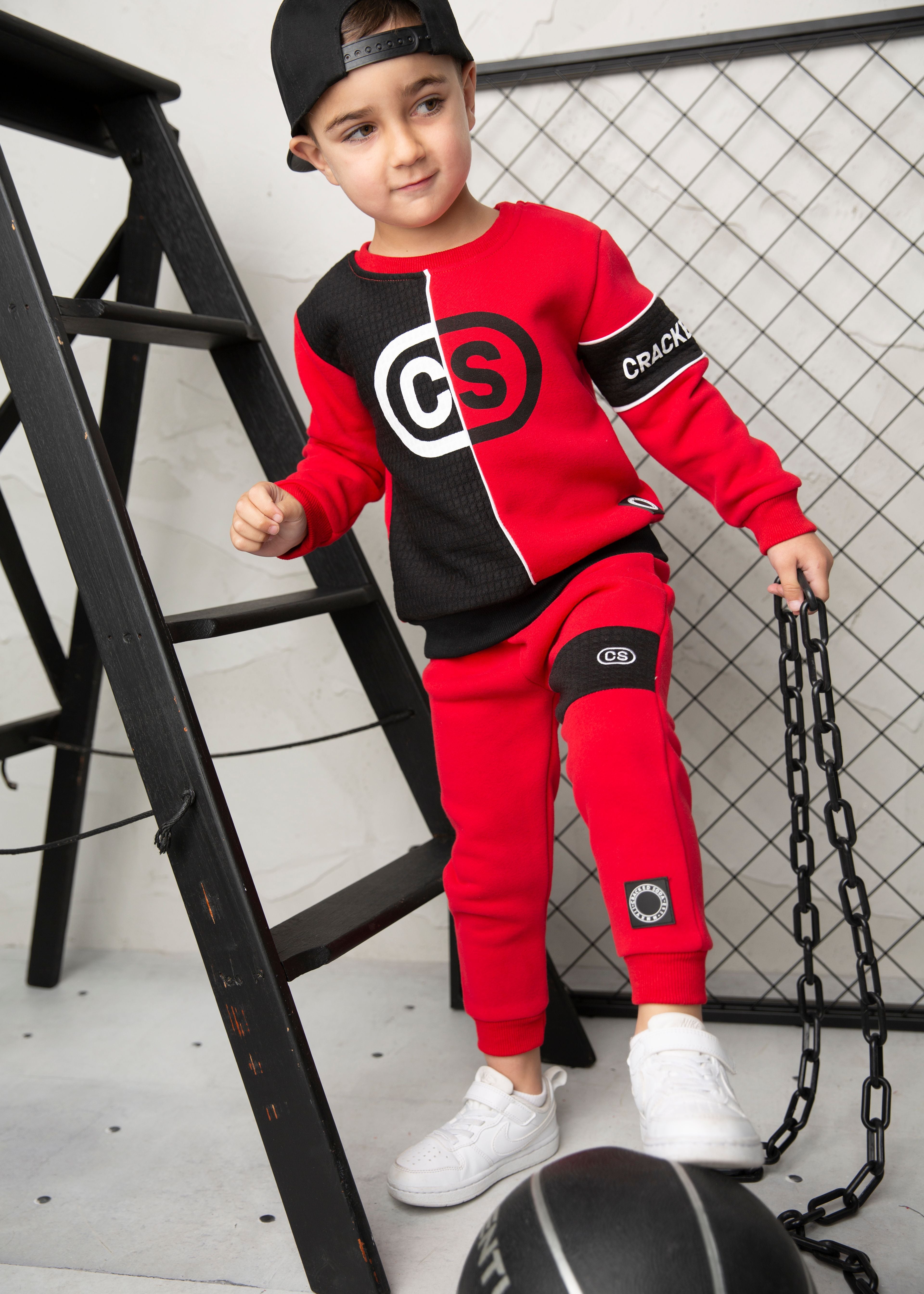 Sammy CS Crew - Red-Clothing-Cracked Soda