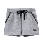 Ajax Textured Shorts - Grey-Shorts-Cracked Soda