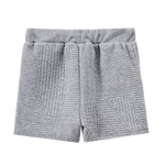 Ajax Textured Shorts - Grey-Shorts-Cracked Soda