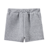 Ajax Textured Shorts - Grey-Shorts-Cracked Soda