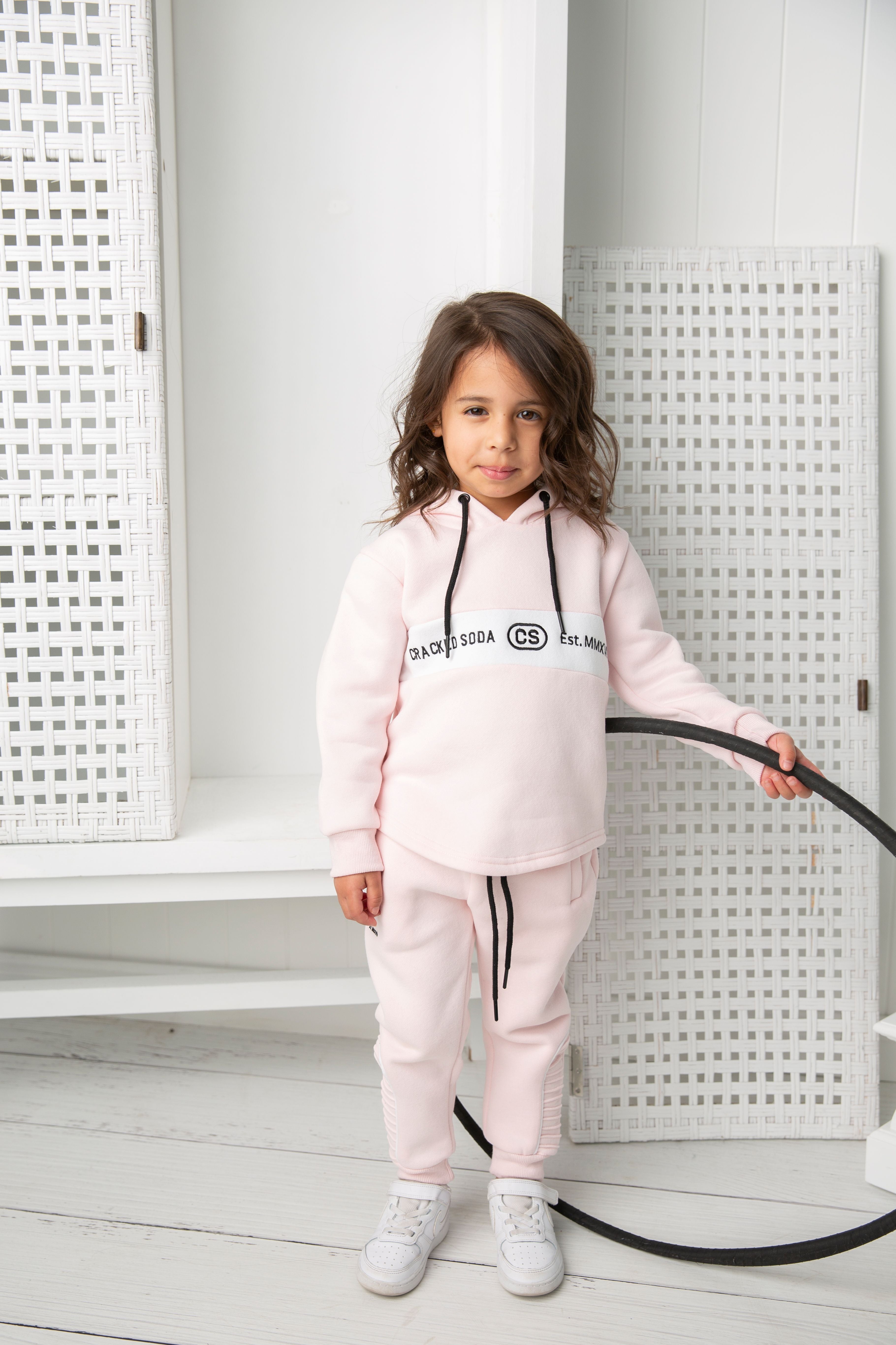 Alaska Detailed Trackpants - Pink-Clothing-Cracked Soda