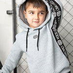 Ashton Textured Hoodie - Grey-Clothing-Cracked Soda