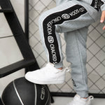 Ashton Textured Trackpants - Grey-Clothing-Cracked Soda