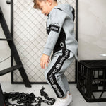Ashton Textured Trackpants - Grey-Clothing-Cracked Soda
