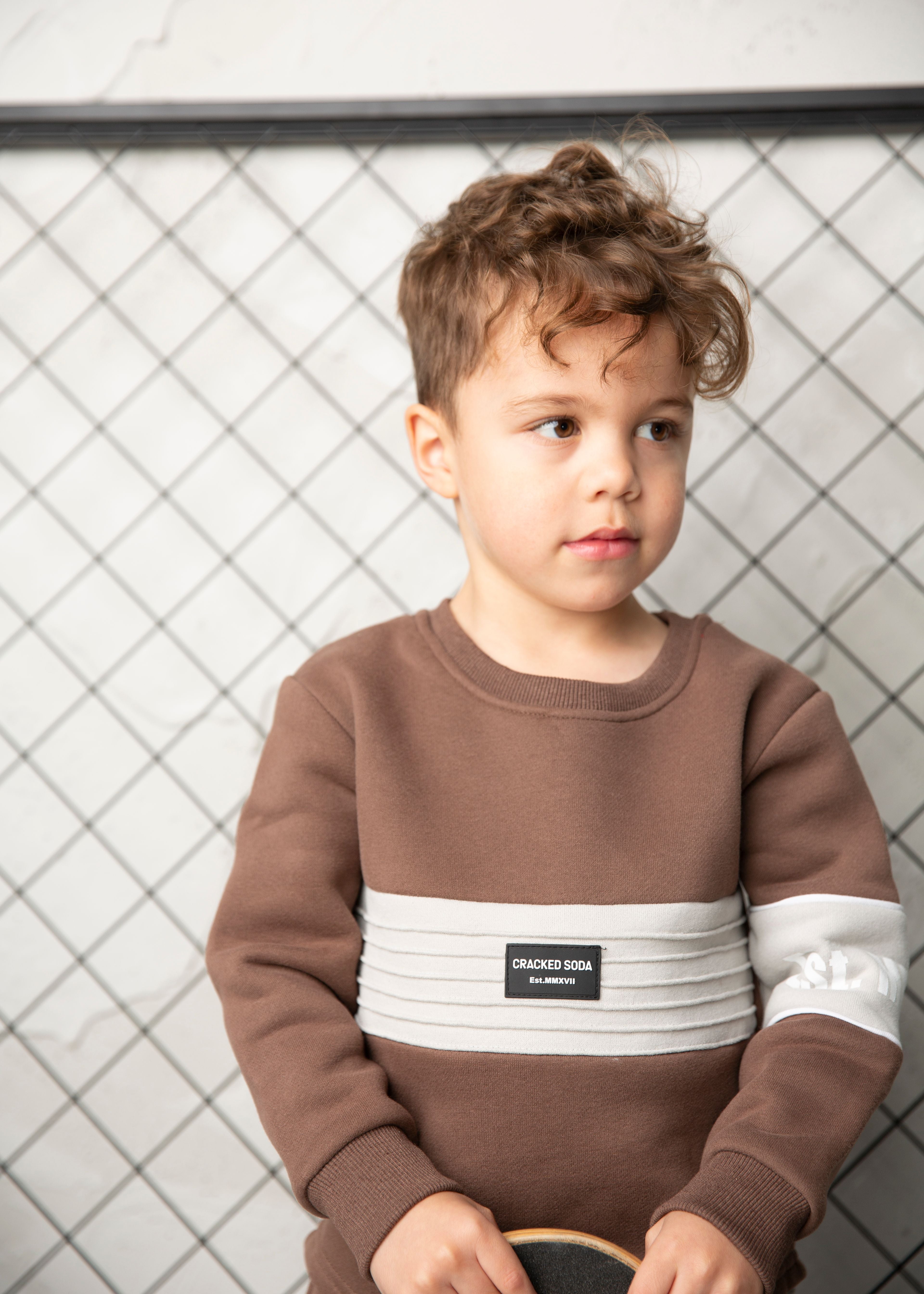 Charlie Detailed Crew - Coco-Clothing-Cracked Soda