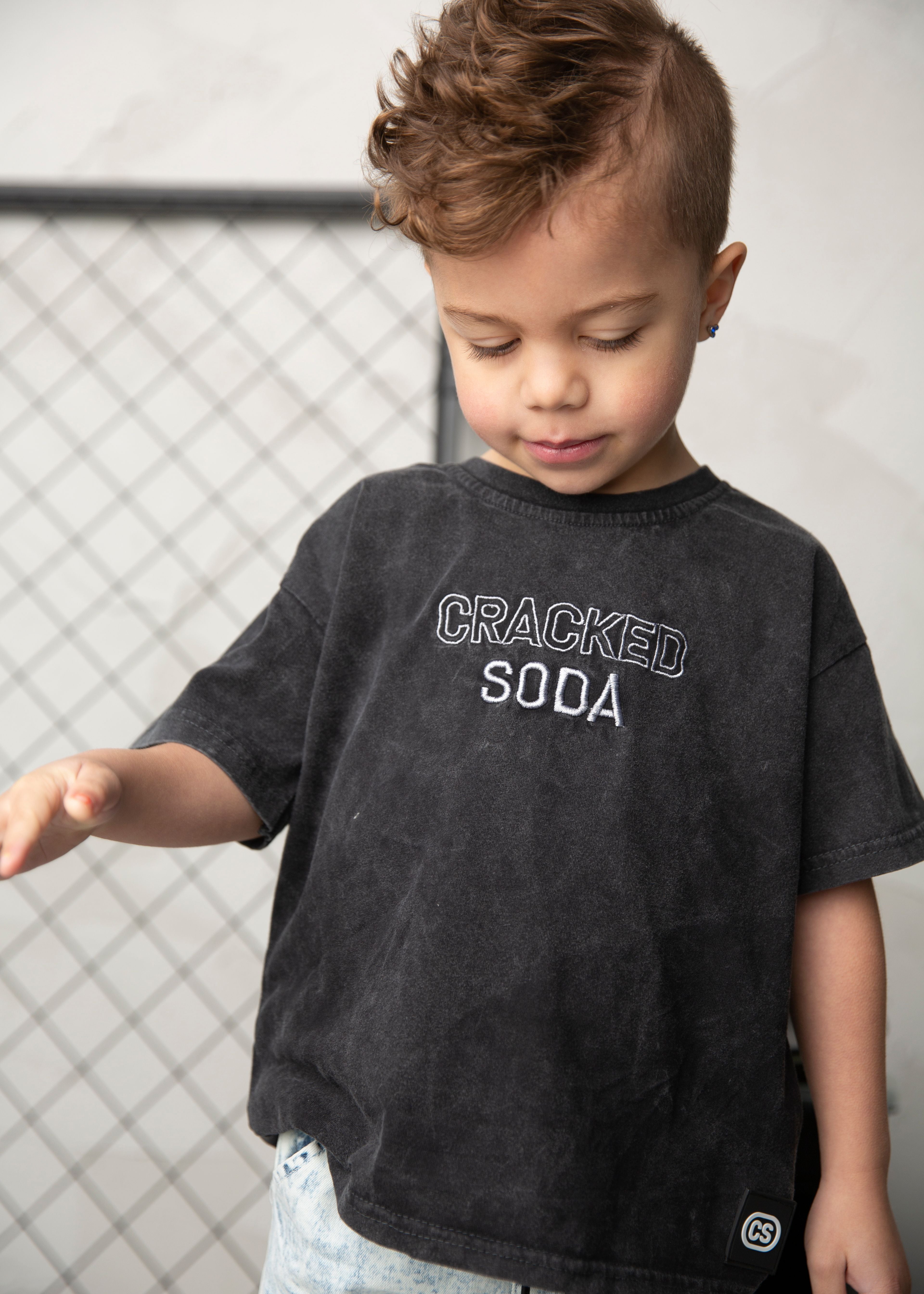Mateo Tee - Washed Ash-Clothing-Cracked Soda