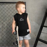 Brock Detailed Shorts - Grey-Clothing-Cracked Soda