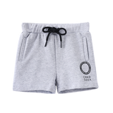 Brock Detailed Shorts - Grey-Clothing-Cracked Soda