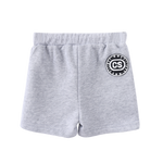 Brock Detailed Shorts - Grey-Clothing-Cracked Soda
