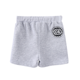 Brock Detailed Shorts - Grey-Clothing-Cracked Soda