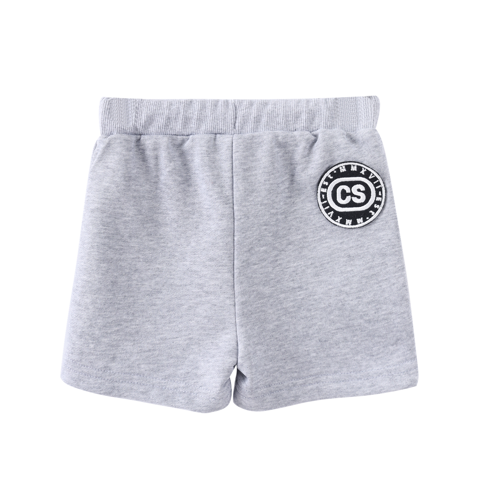 Brock Detailed Shorts - Grey-Clothing-Cracked Soda