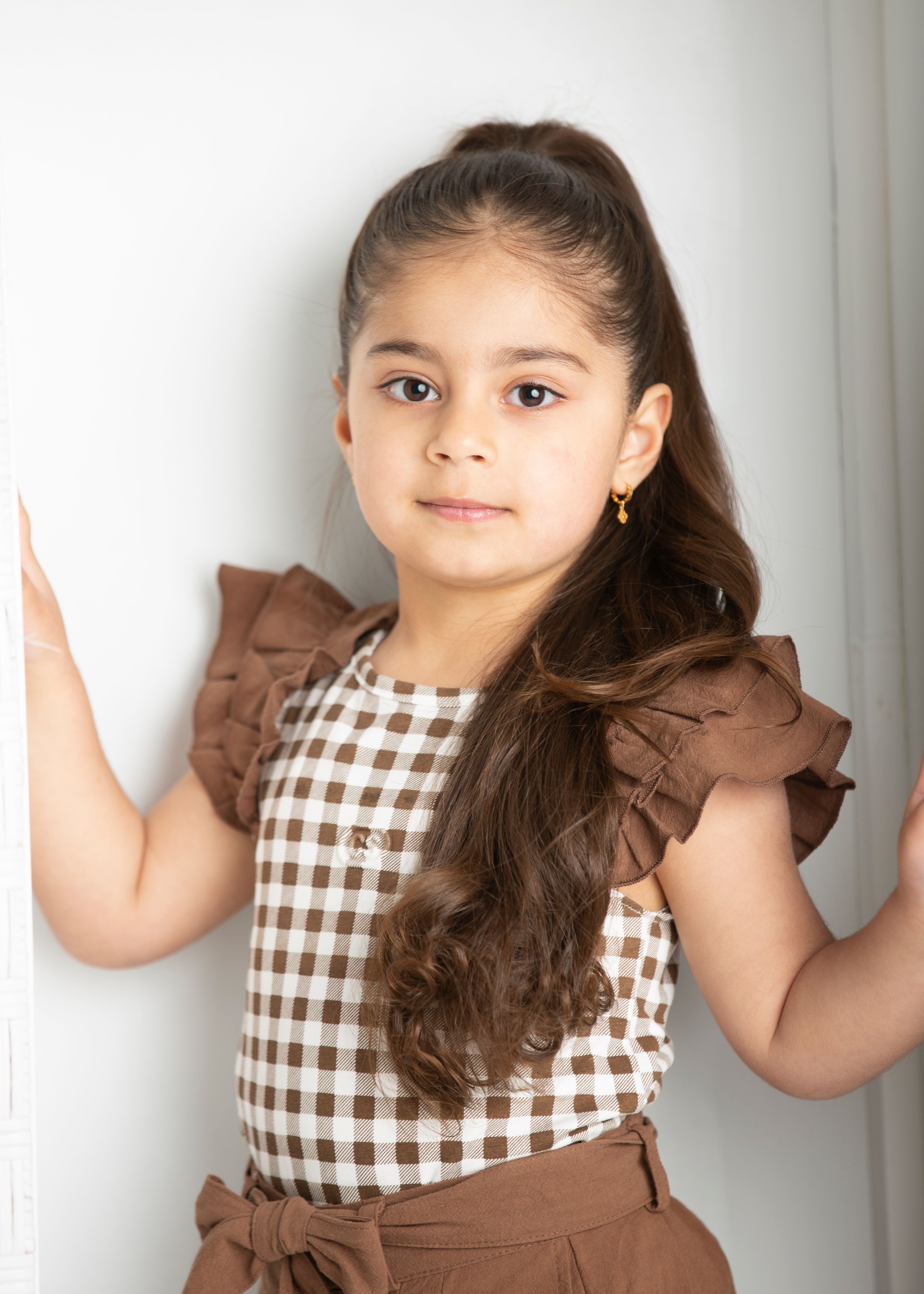 Skylar Check Top - Mocha-Clothing-Cracked Soda