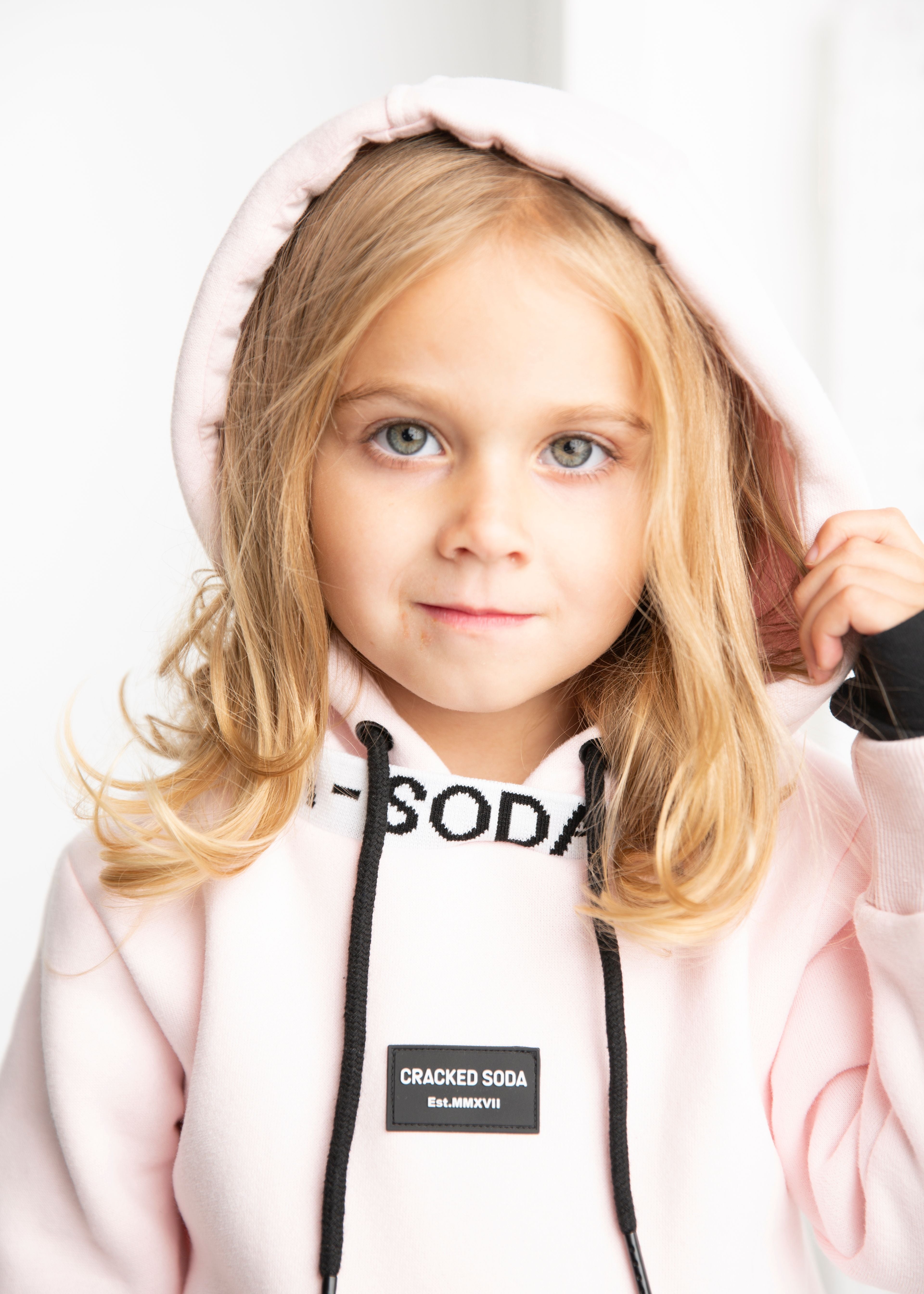 Cleo Detailed Hoodie - Pink-Clothing-Cracked Soda