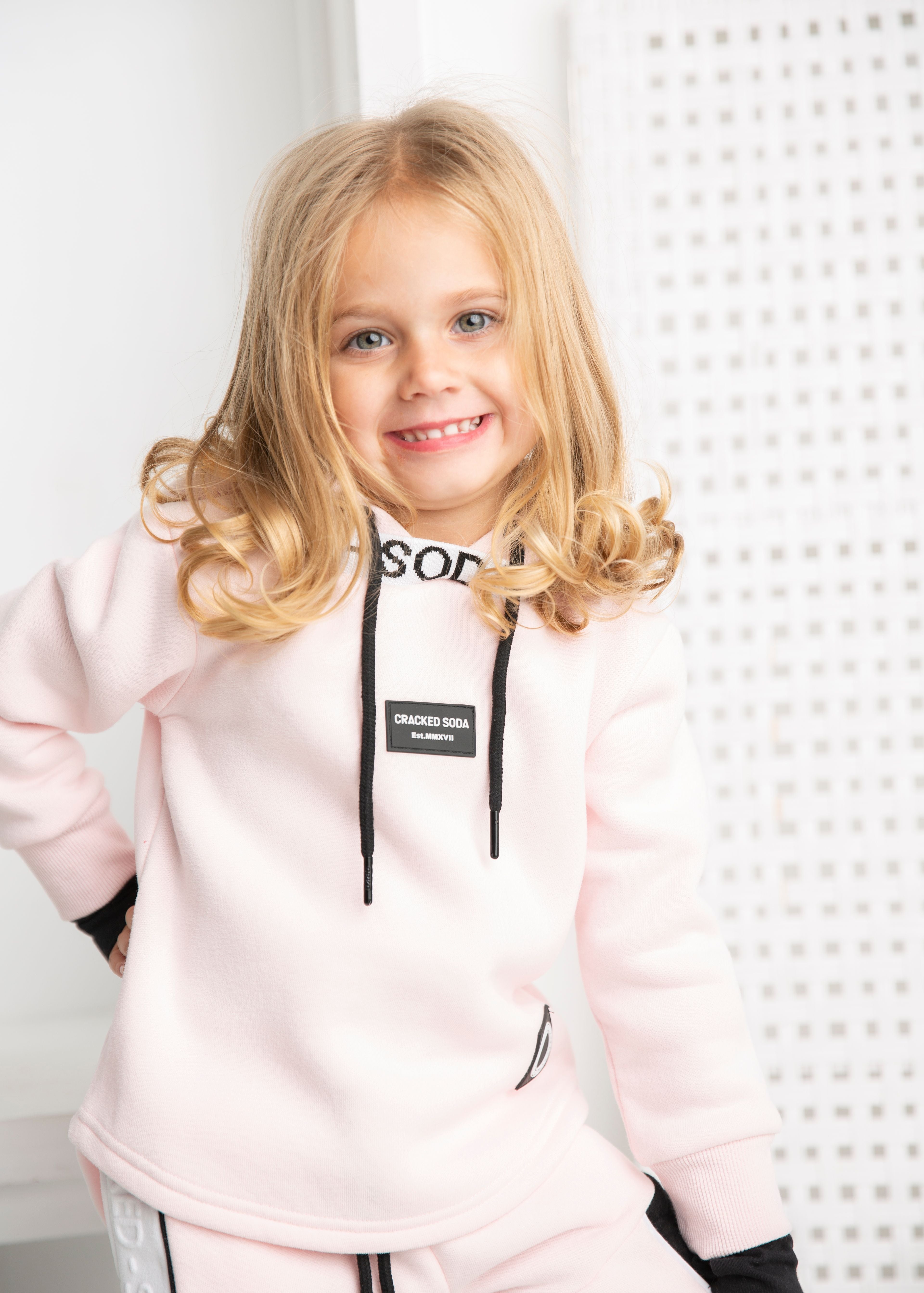 Cleo Detailed Hoodie - Pink-Clothing-Cracked Soda