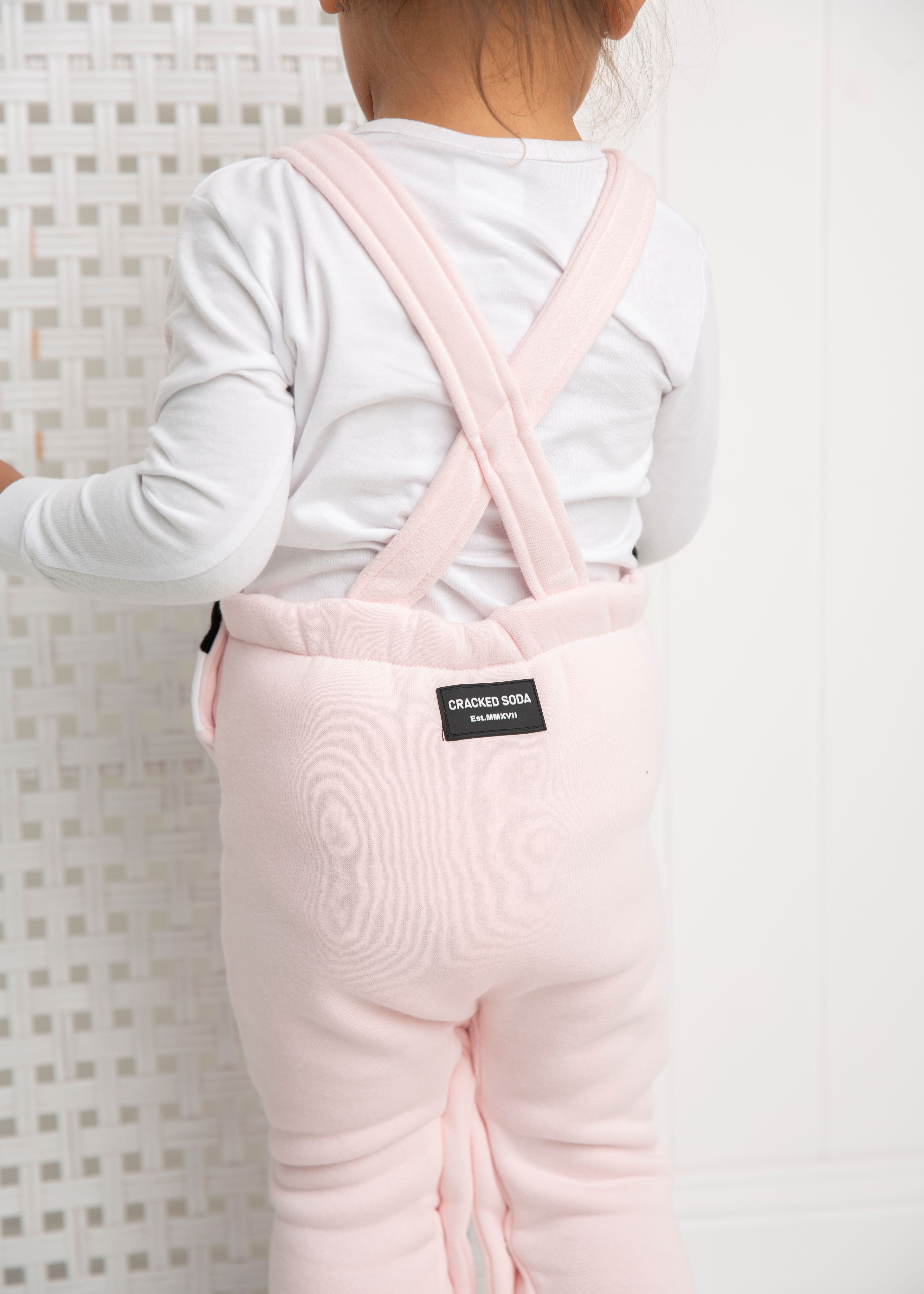 Cleo Detailed Overall Set - Pink-Clothing-Cracked Soda