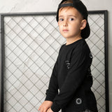 CS Signature L/Sleeve Tee - Black-Clothing-Cracked Soda