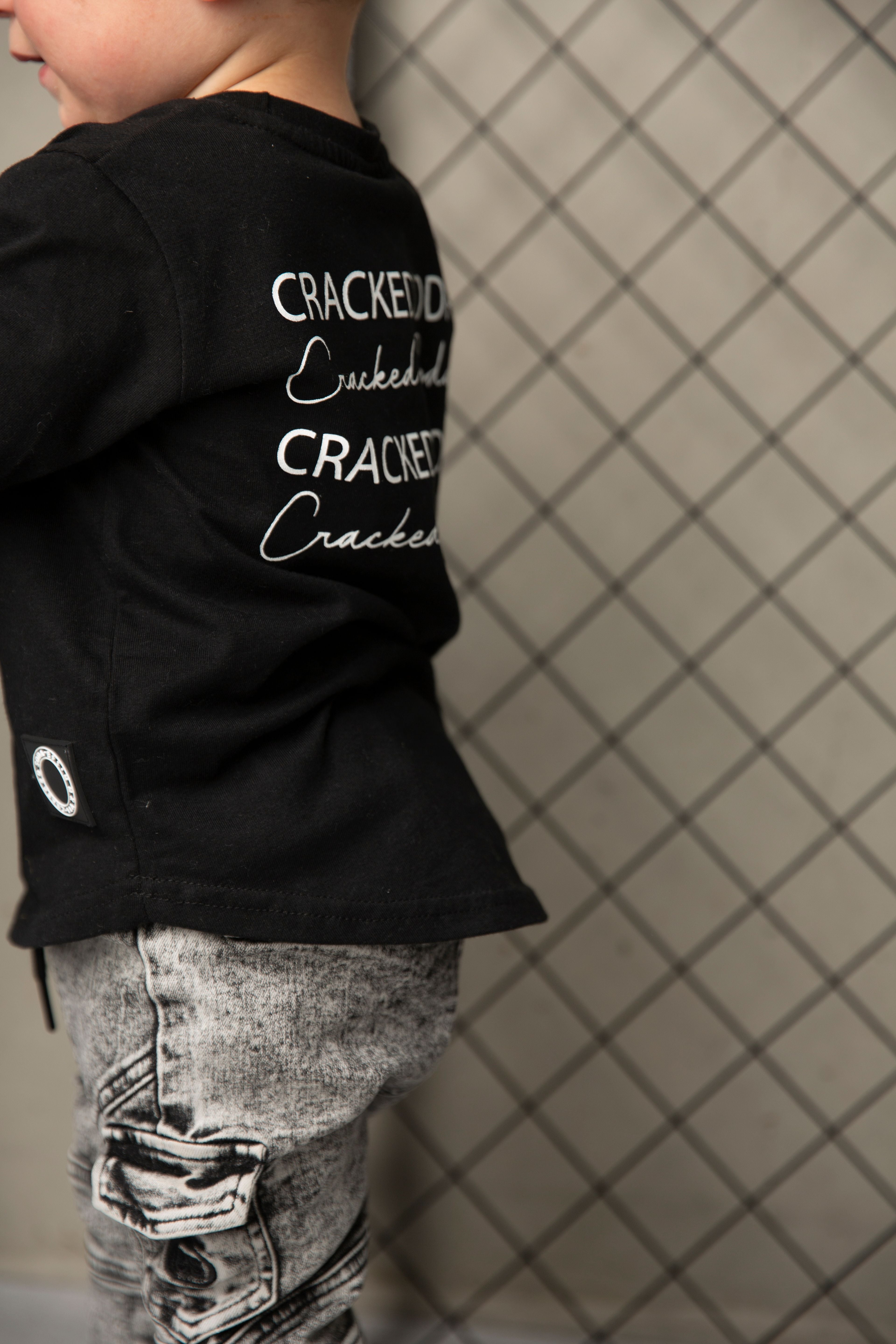 CS Signature L/Sleeve Tee - Black-Clothing-Cracked Soda