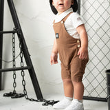 Dash Linen Overall Set - Mocha-Clothing-Cracked Soda