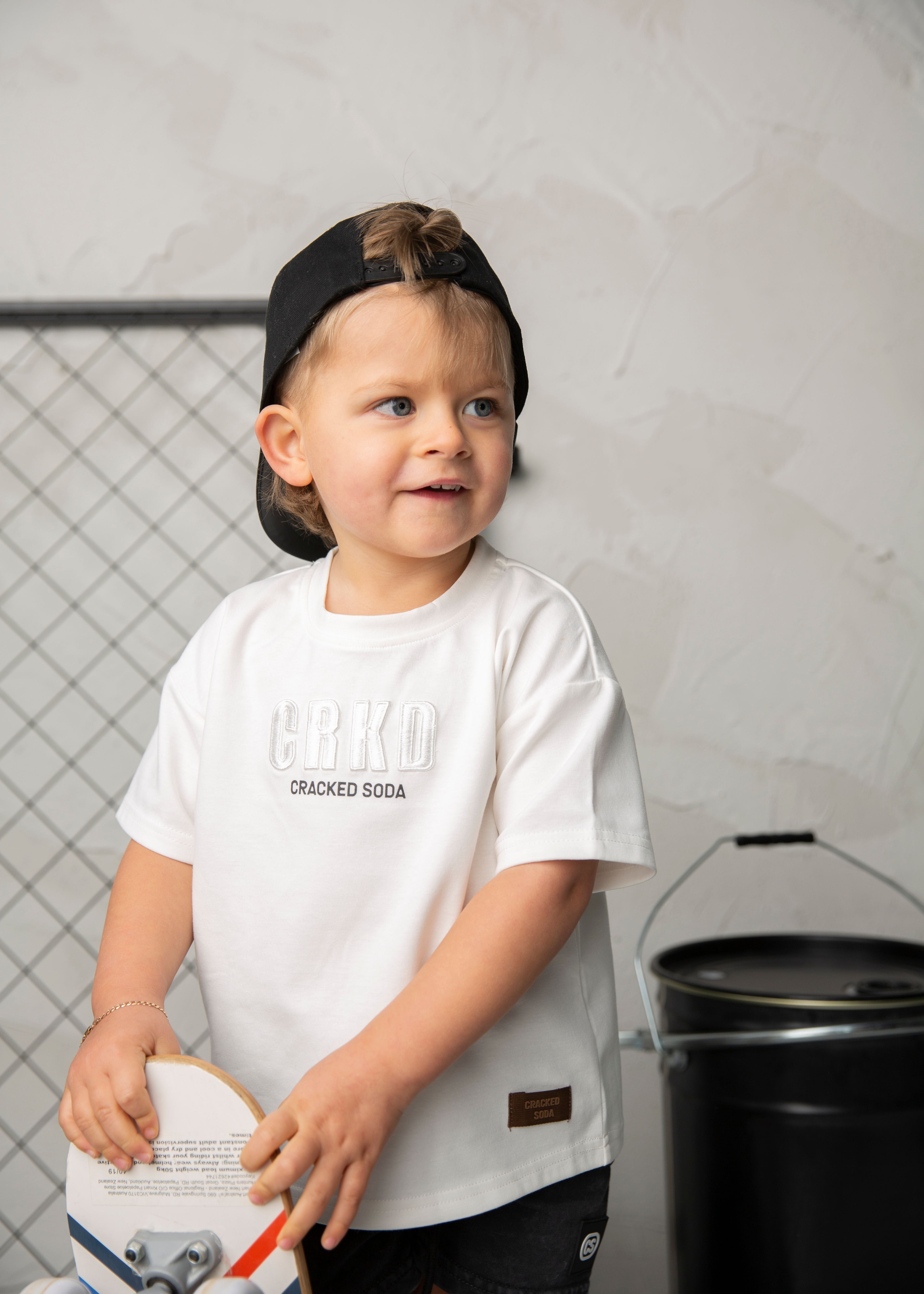 Dash Tee - White-Clothing-Cracked Soda