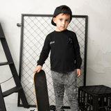 CS Signature L/Sleeve Tee - Black-Clothing-Cracked Soda