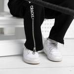 Harper Detailed Pant With Zip - Black-Clothing-Cracked Soda