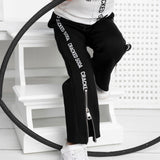 Harper Detailed Pant With Zip - Black-Clothing-Cracked Soda